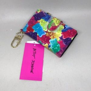Betsey Johnson “Rainbow Gummy Bears” Card Wallet